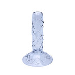 Portavelas Doodle azul, 17 cm de altura - Hübsch