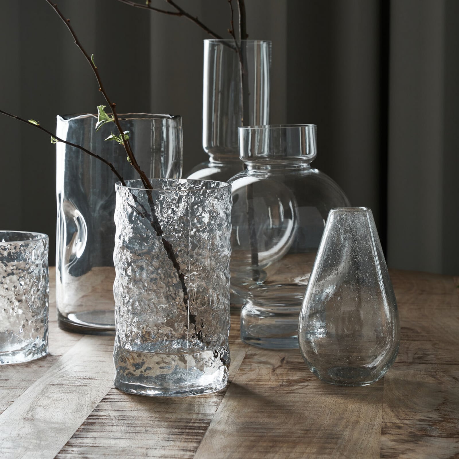 Vaso HDHuri, trasparente, altezza 20 cm, vetro - House Doctor Vaso HDHuri, trasparente, altezza 20 cm, vetro - House Doctor