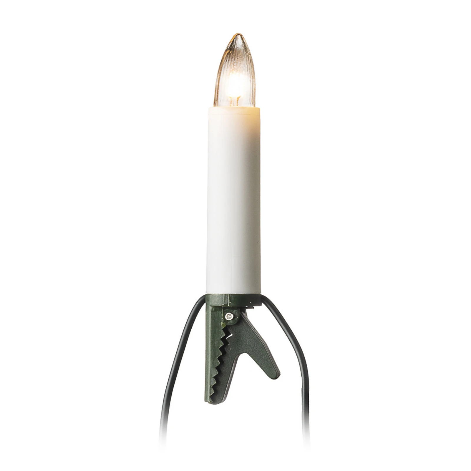 Guirlande d'int. avec bougies 8,35 m, 16 lampes
