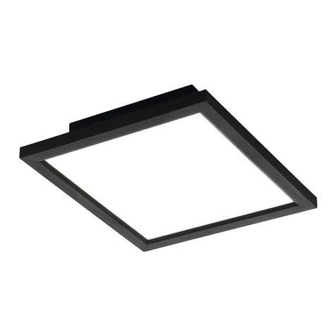 EGLO connect Salobrena-C LED-Panel eckig schwarz