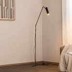 Lampadaire Eye Super avec tête orientable, noir