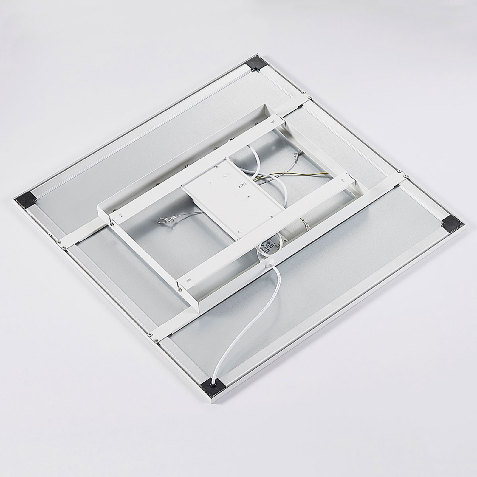 Arcchio Lysander LED panel, CCT, 61,4 cm, stříbrná