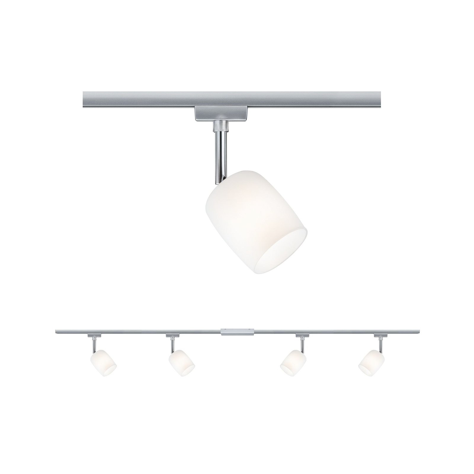 Blossom 4 Ceiling Lamp Urail-set Chrome/Satin - Paulmann