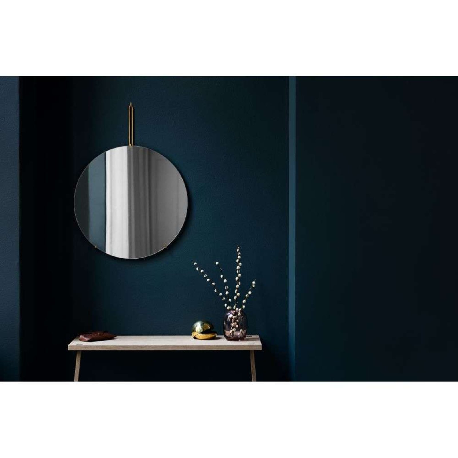 Wall Mirror Ø70 Brass - Moebe