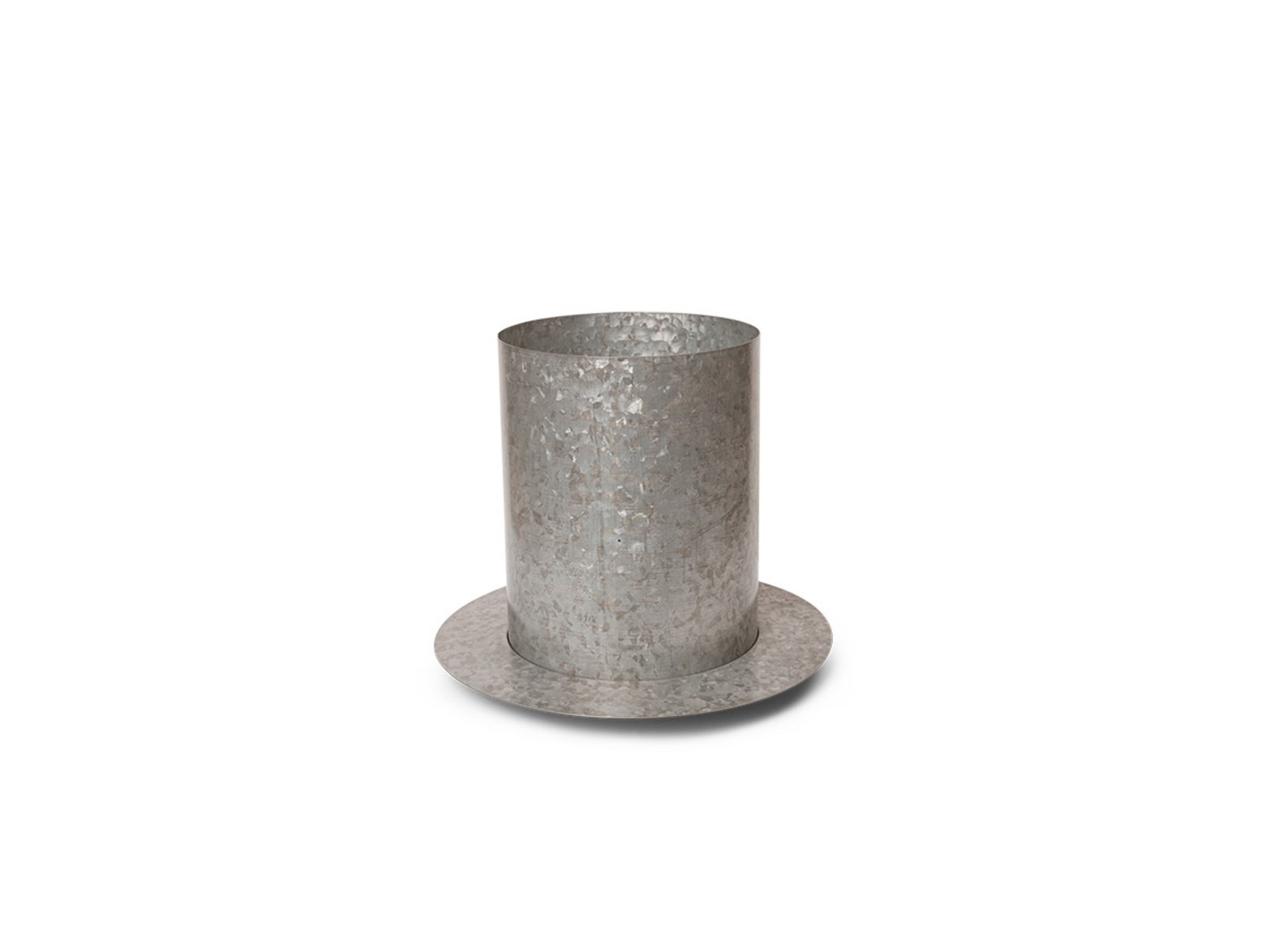 Auran Pot Large Galvanized - Ferm Living