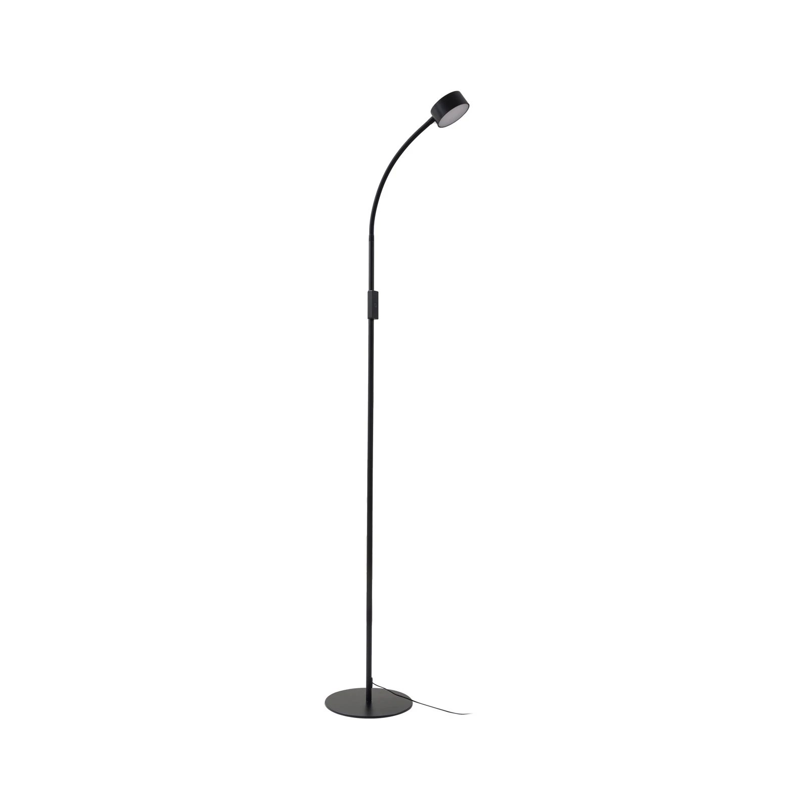Lampadaire LED Lindby Maori, 140 cm, noir, CCT, à intensité variable