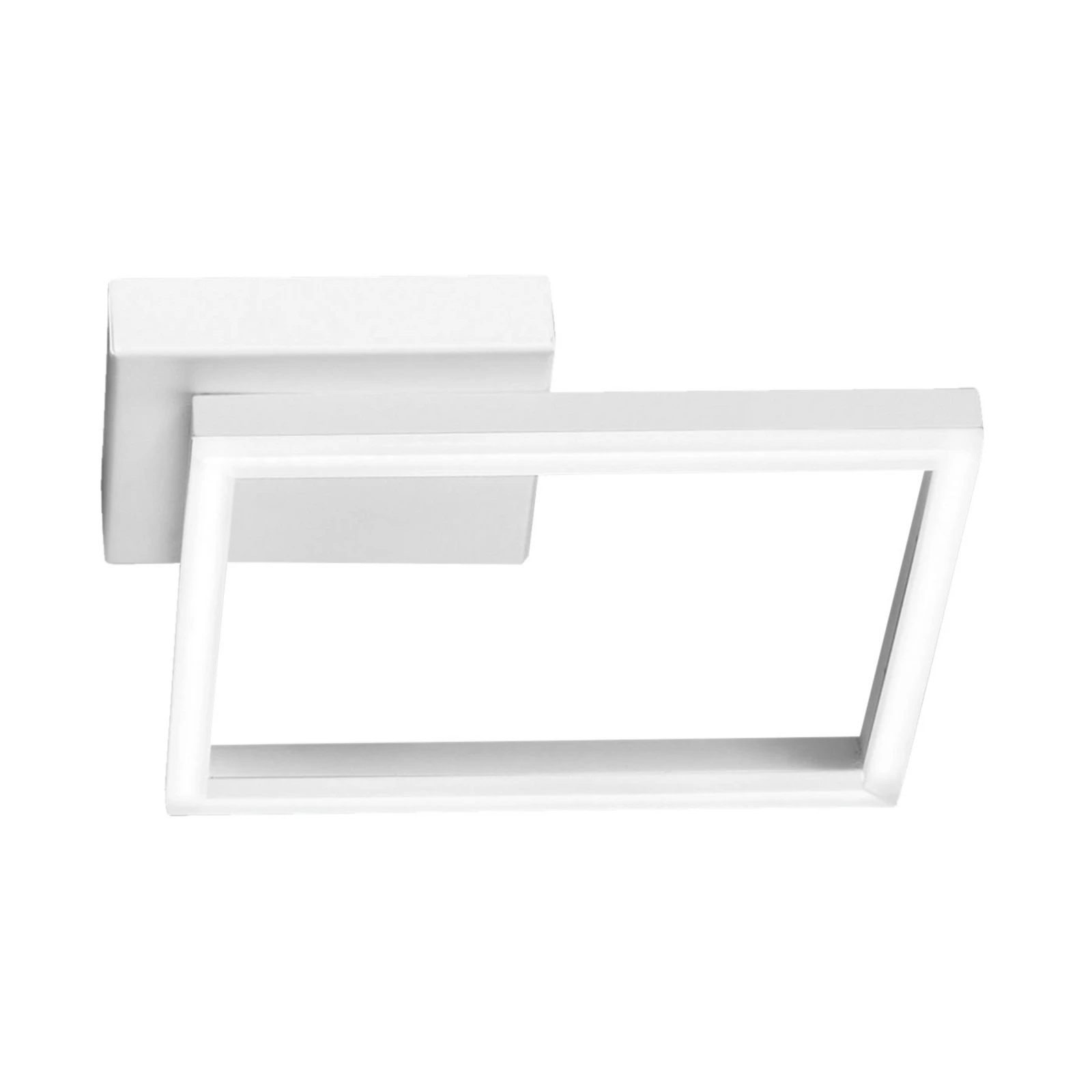 LED lubinis šviestuvas Bard, 27x27cm, baltas