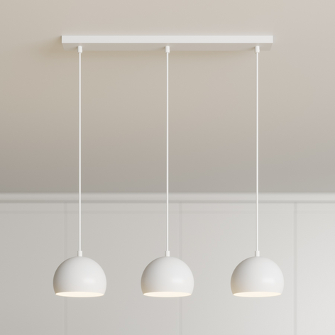 Hanglamp Sool, wit, 3-lamps