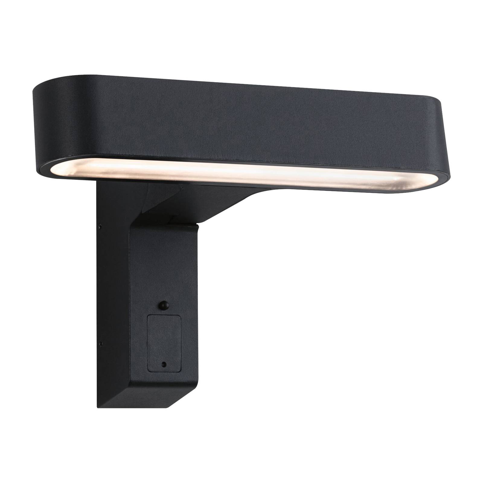 Paulmann Outdoor Sensor Wall Light - Black