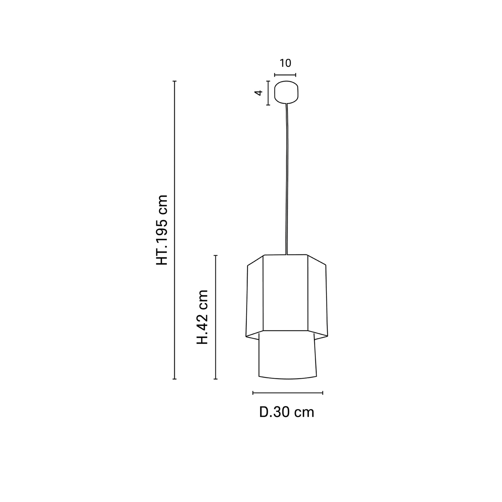 MARKET SET Marrakech hanglamp, 30x42cm, kaki