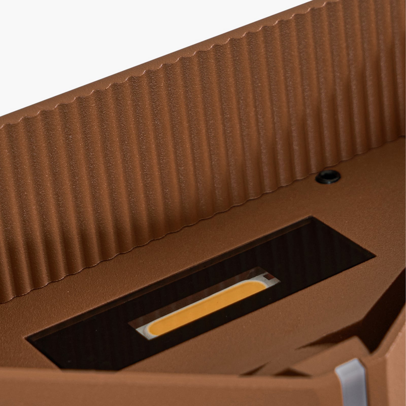 Anlira LED buiten wandlamp, up & down, bruin, IP65 - Lindby Anlira LED buiten wandlamp, up & down, bruin, IP65 - Lindby