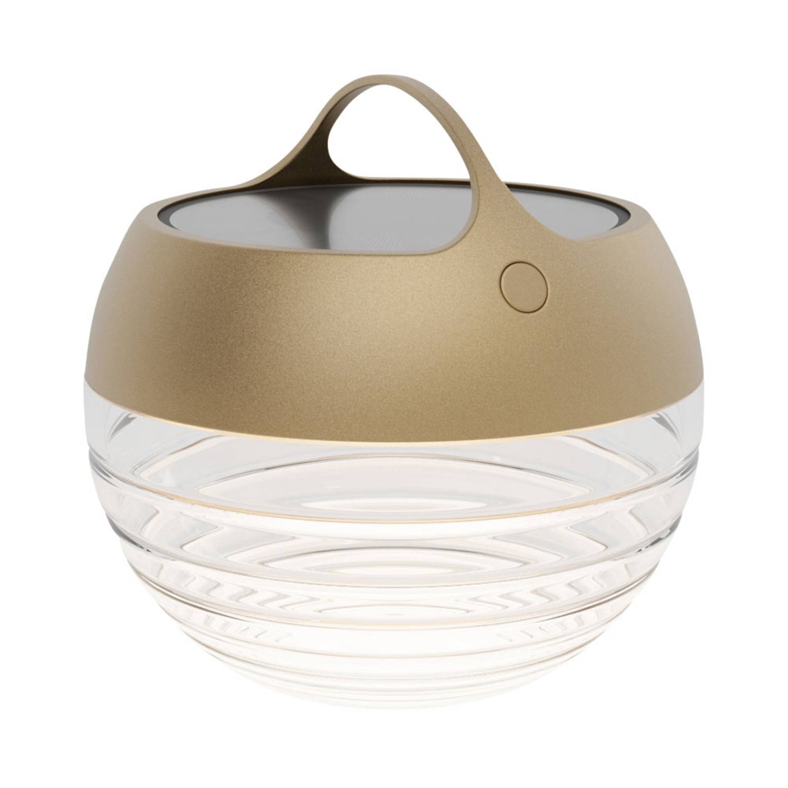 IP44.de aqu S LED-Solarleuchte, Höhe 23 cm gold