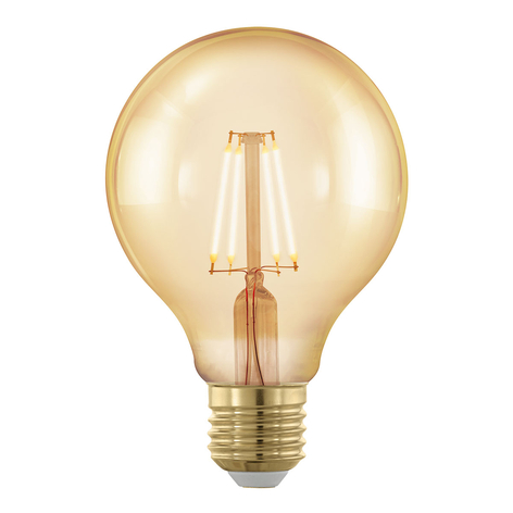 LED-Globe E27 G80 4W Filament 1.700K gold, dimmbar