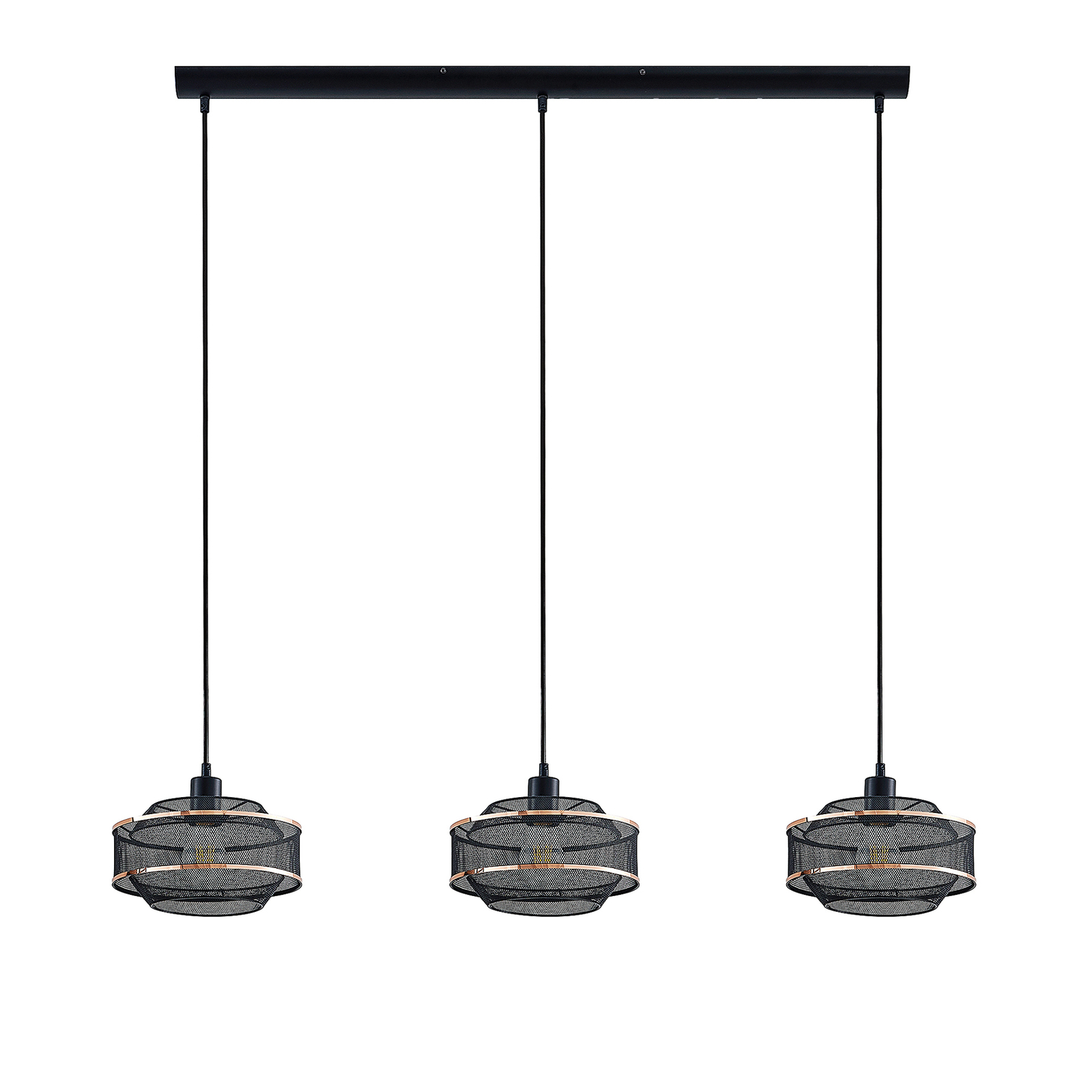 Lindby Dionta, plafonnier cage à 3 lampes