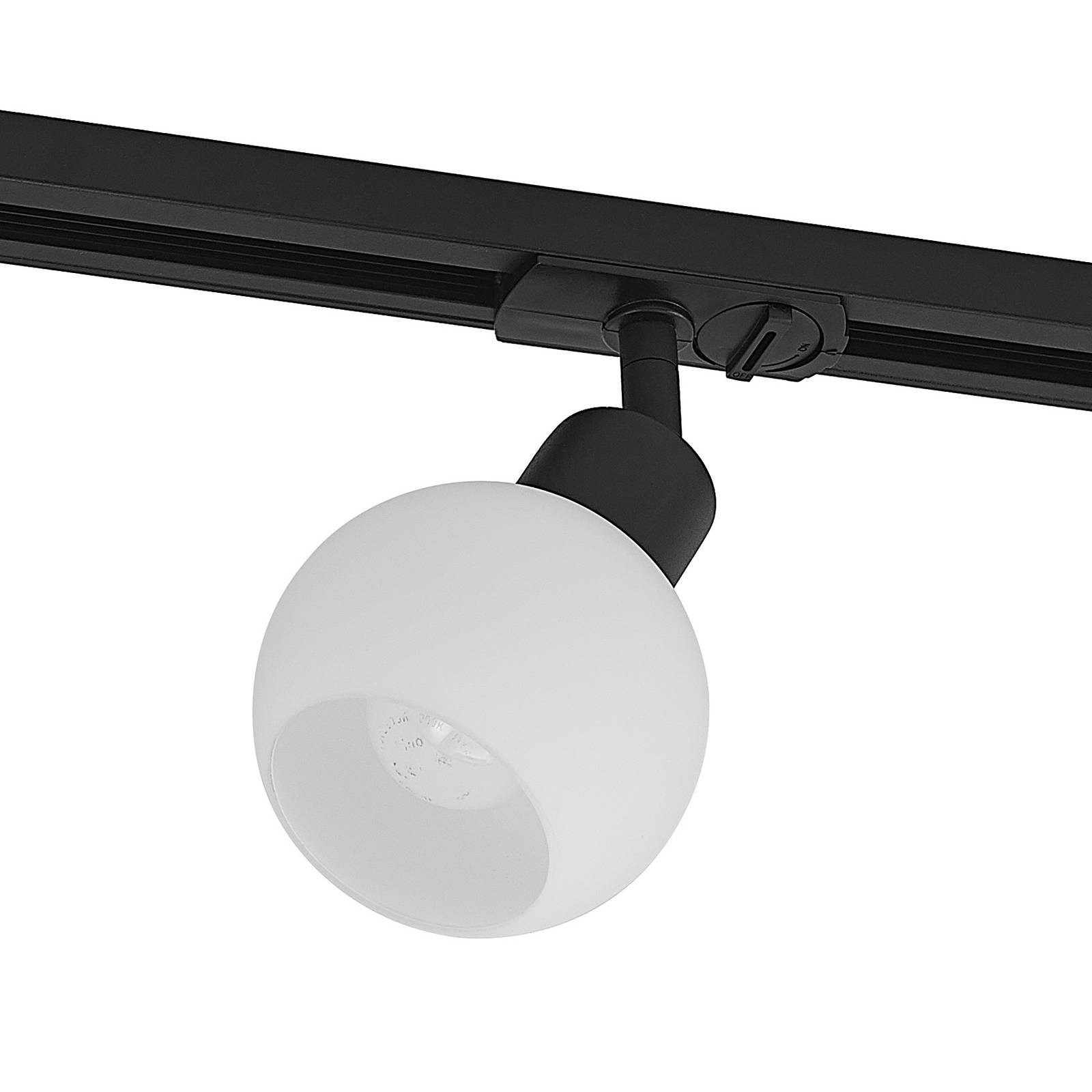 Lindby Maart LED spot single-circuit track, black - Hallway - Tracking Light - Modern