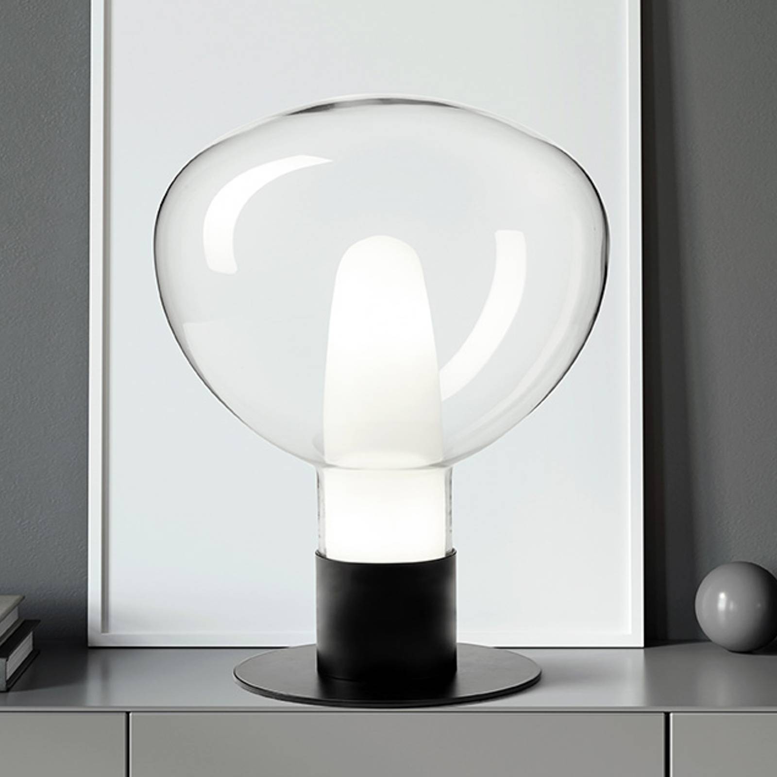 miloox by Sforzin Lampe de table en verre Chobin