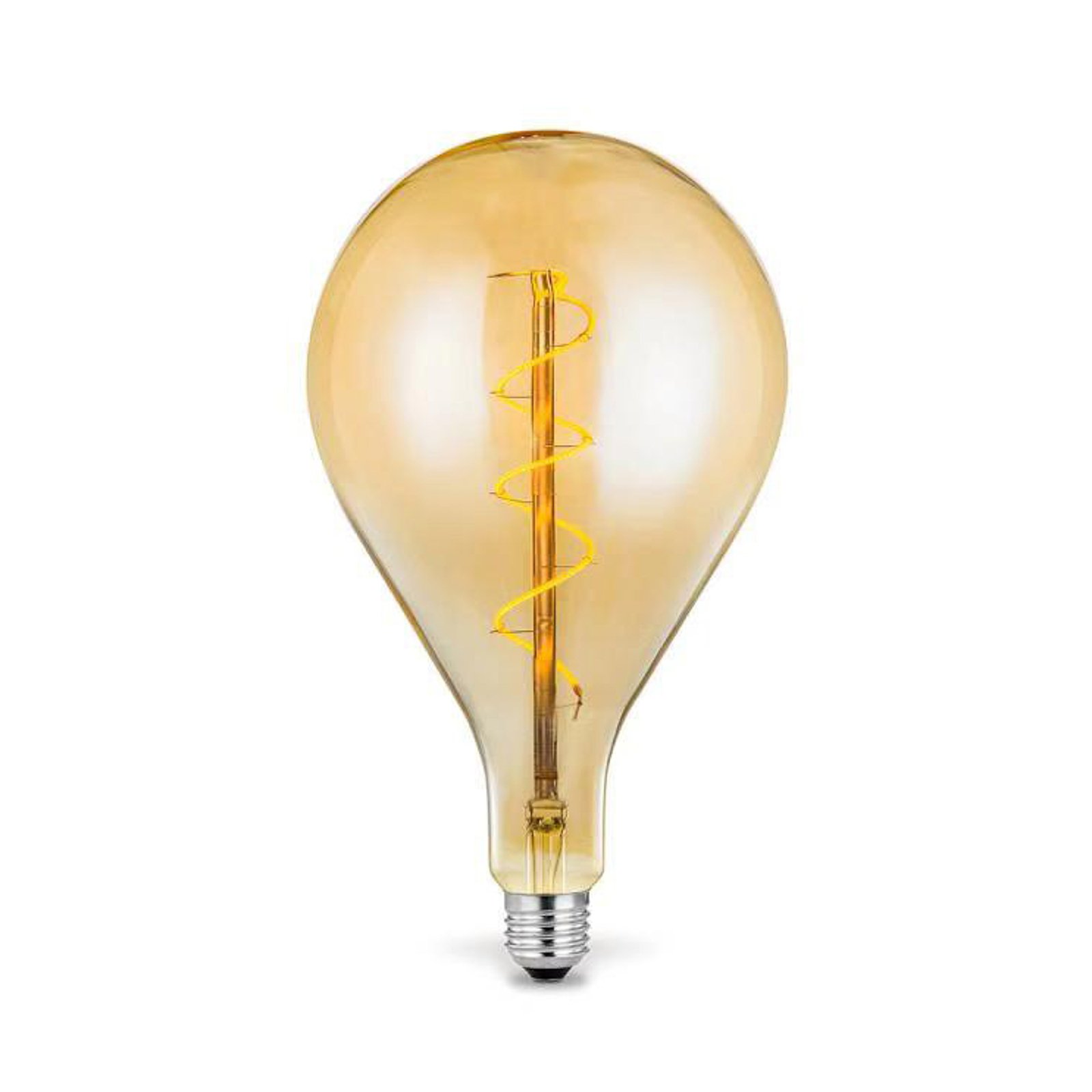 Lucande LED-lampa E27 A160 4W 2700K bärnsten