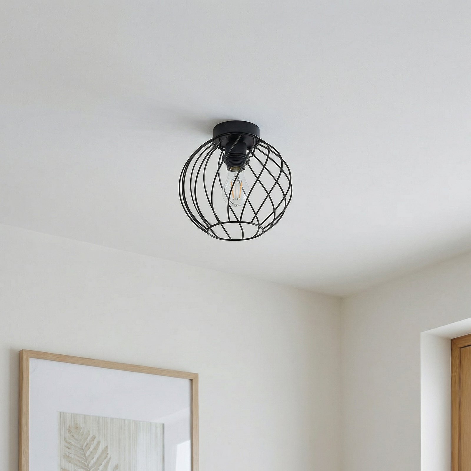 Danika Mennyezeti Lámpa Ø25 Fekete - Lindby