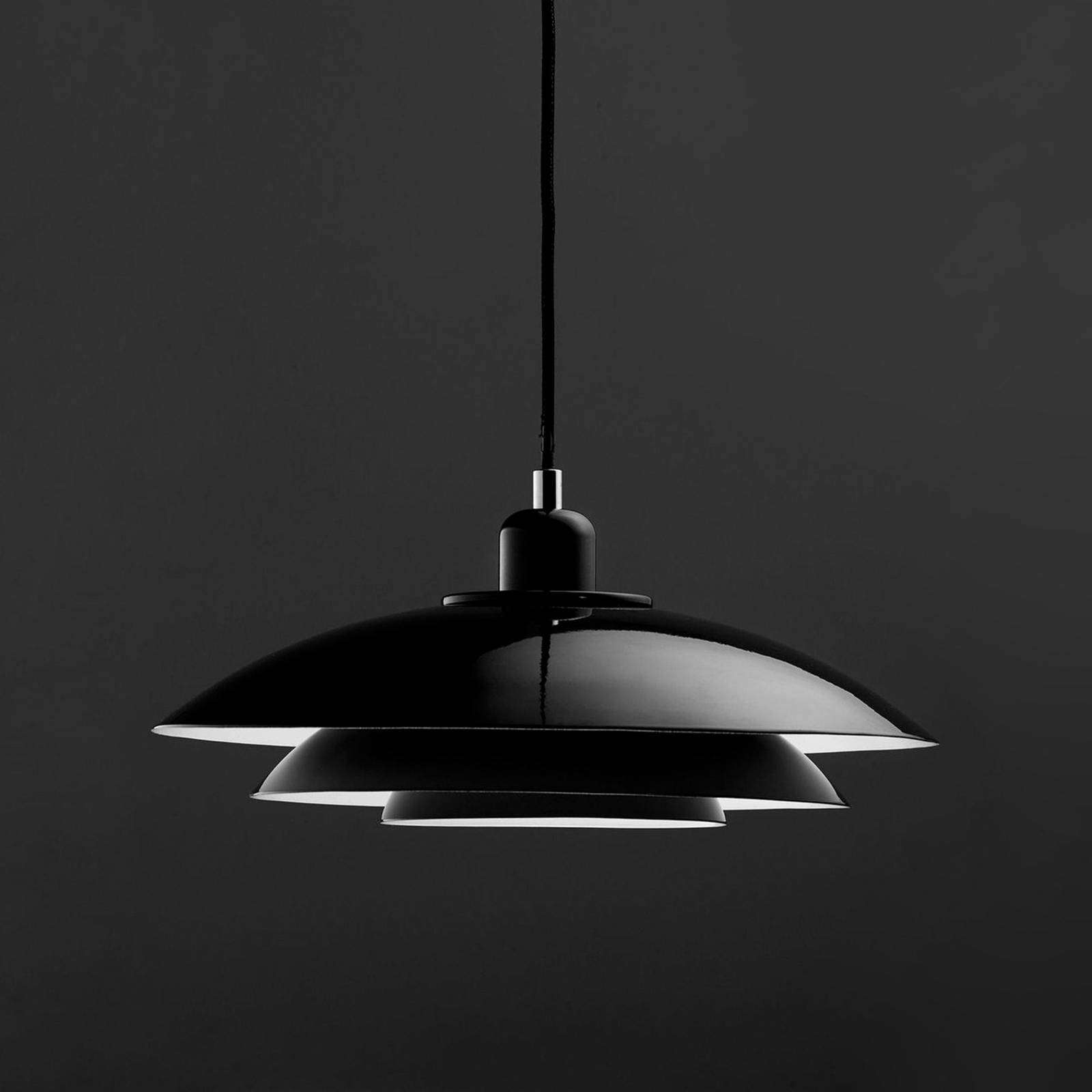 Dyberg Larsen Suspension Kaje noir Ø 40 cm métal