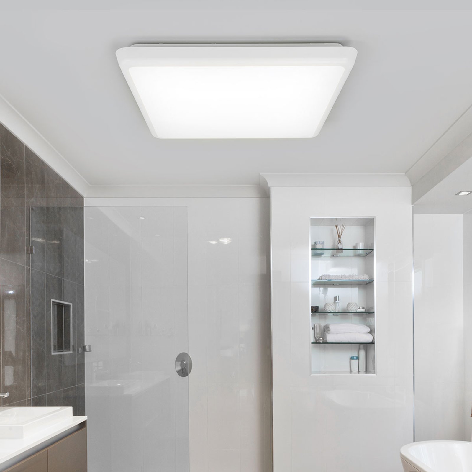Augustin Square 30 Ceiling Lamp White - Arcchio