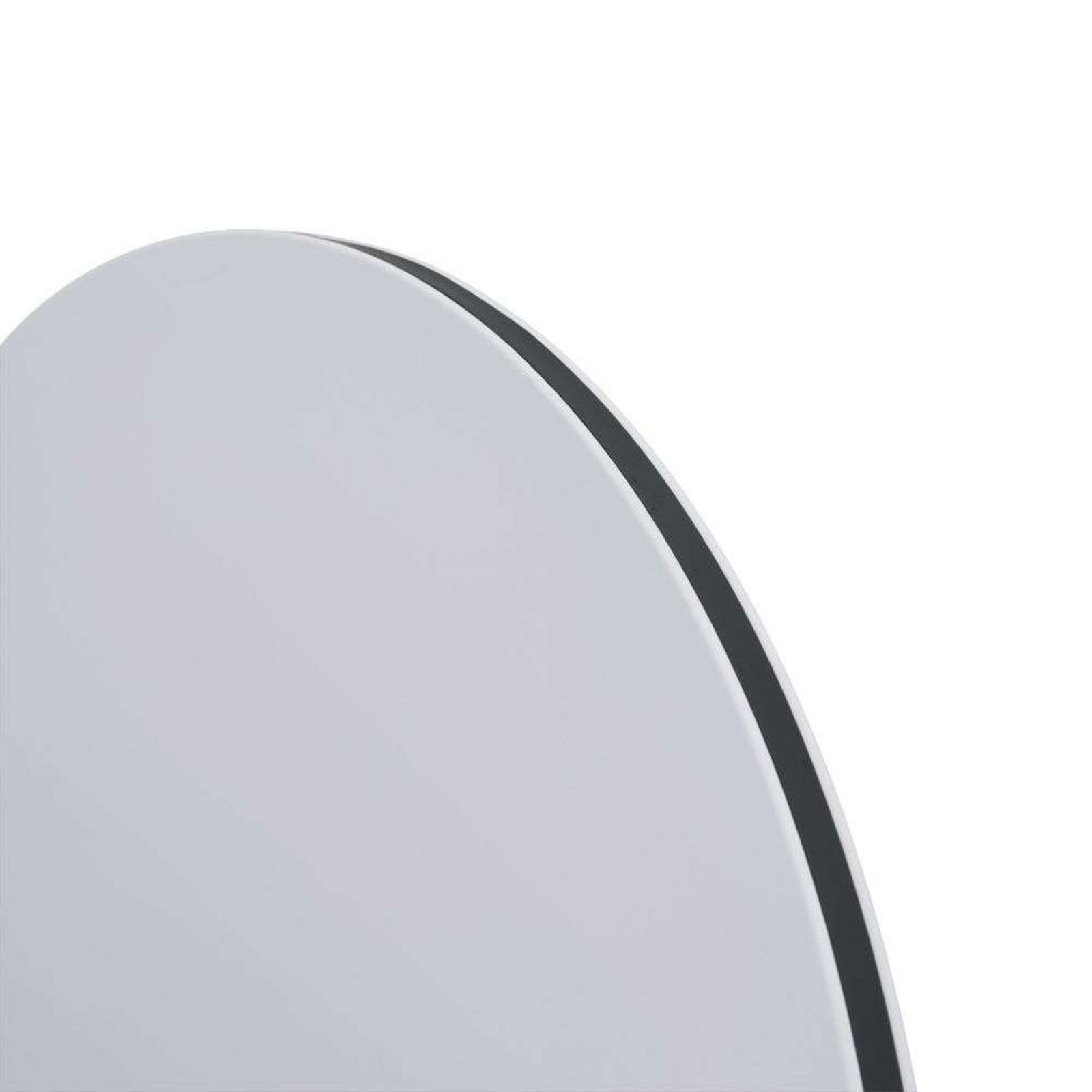 Calm Wandleuchte Ø50 White/Black Muuto - Wohnzimmer - Aluminium