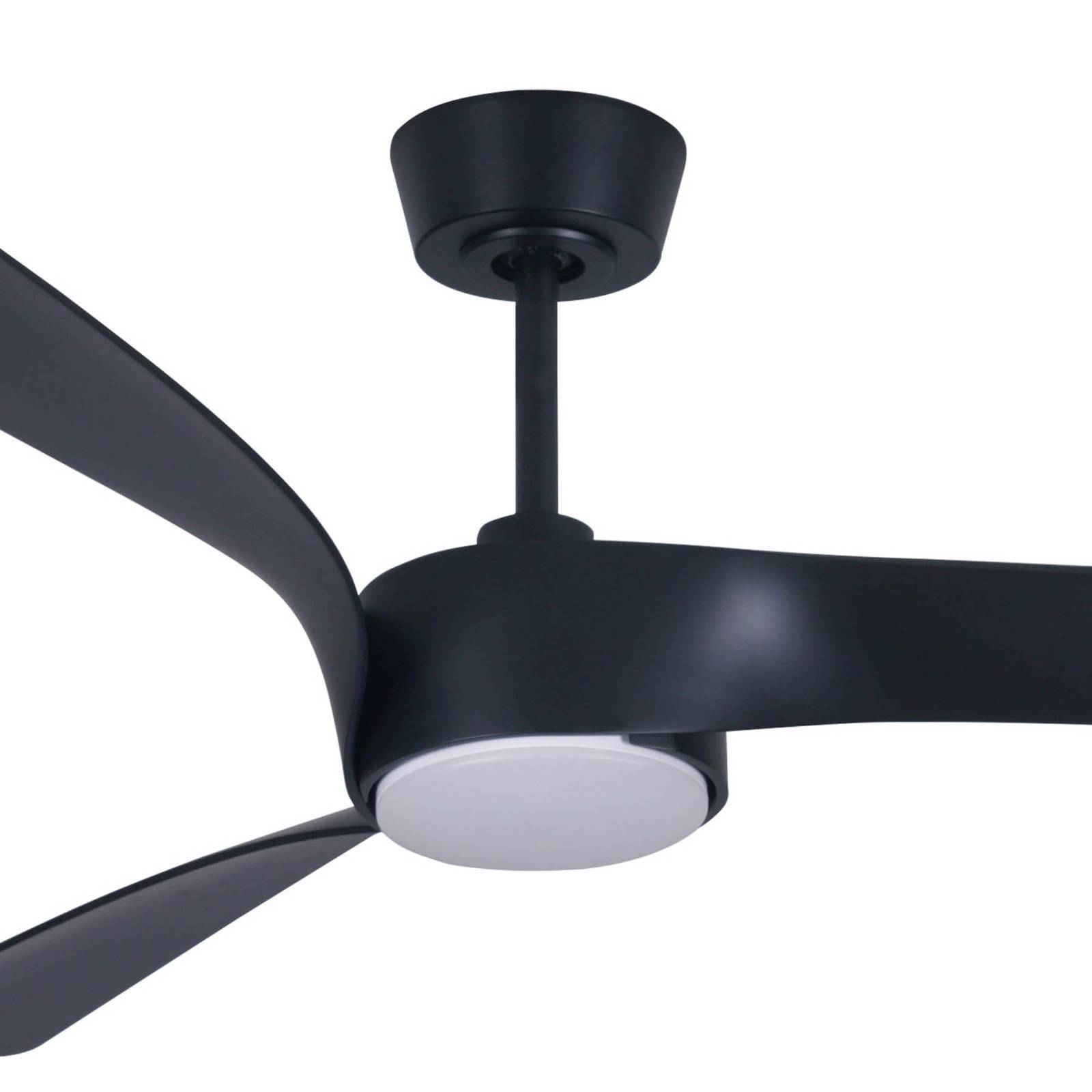 Beacon Deckenventilator mit Licht Line schwarz 132 cm leise günstig online kaufen