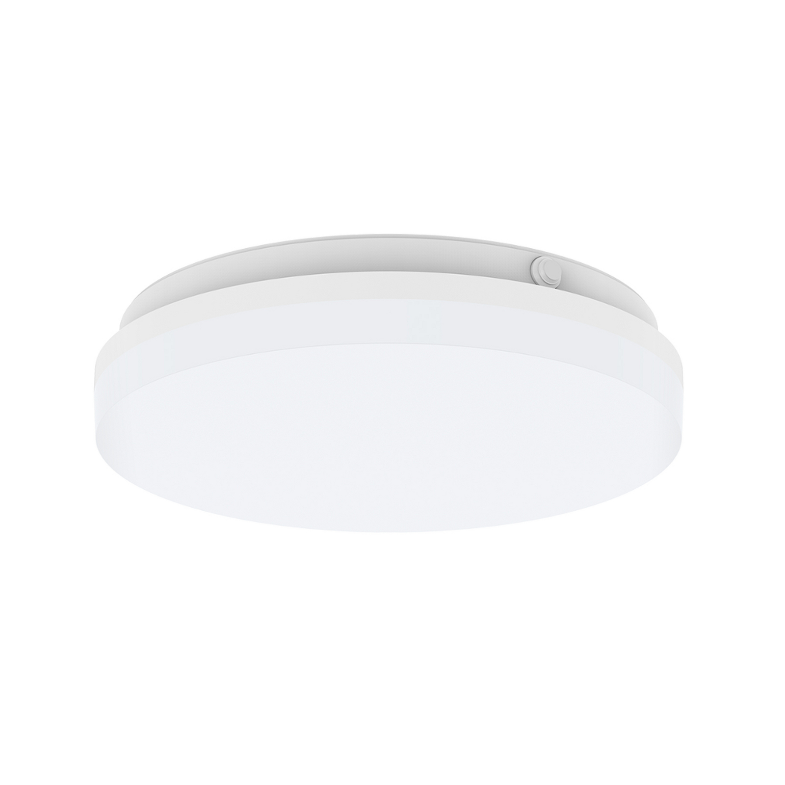 DOTLUX LED stropna svjetiljka SURFACE, Ø 40 cm, bijela, PC, CCT, IP54