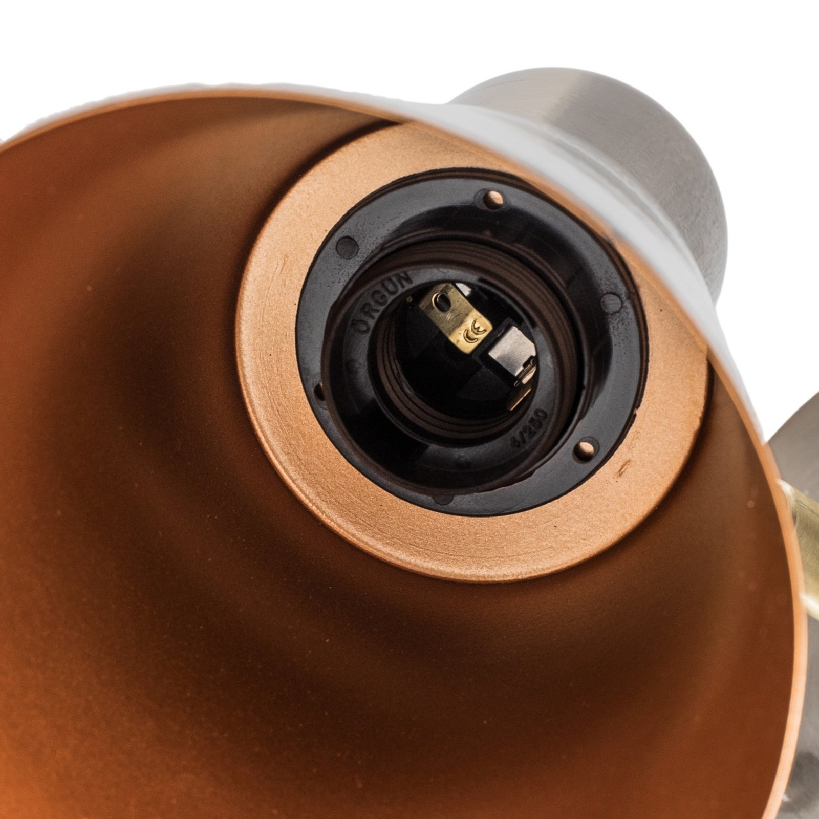 Applique murale Kem, laiton, métal, hauteur 22 cm, E27