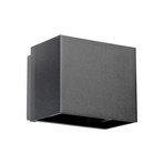 Candeeiro de parede exterior LED DOTLUX BEAMO, antracite, 12 cm, subida/descida