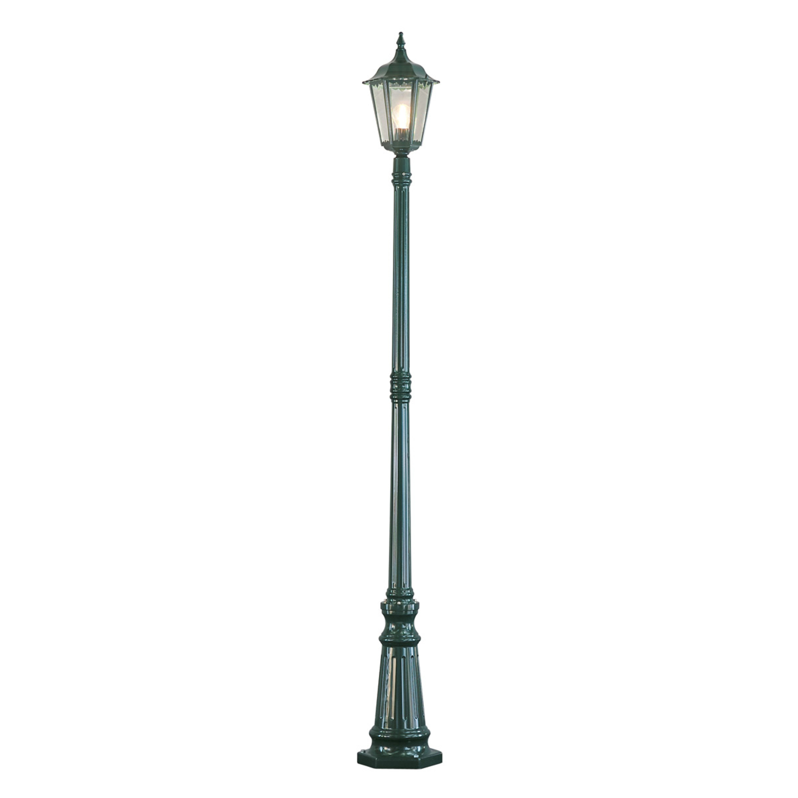 Firenze lamp post, 1-bulb, green