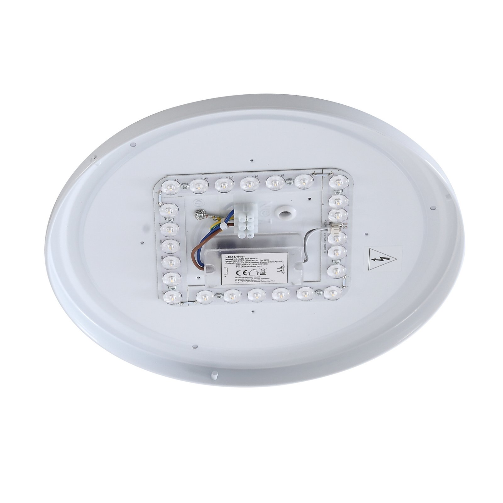 Kirkola LED Utomhus Plafond Ø34 3000K Vit - Lindby