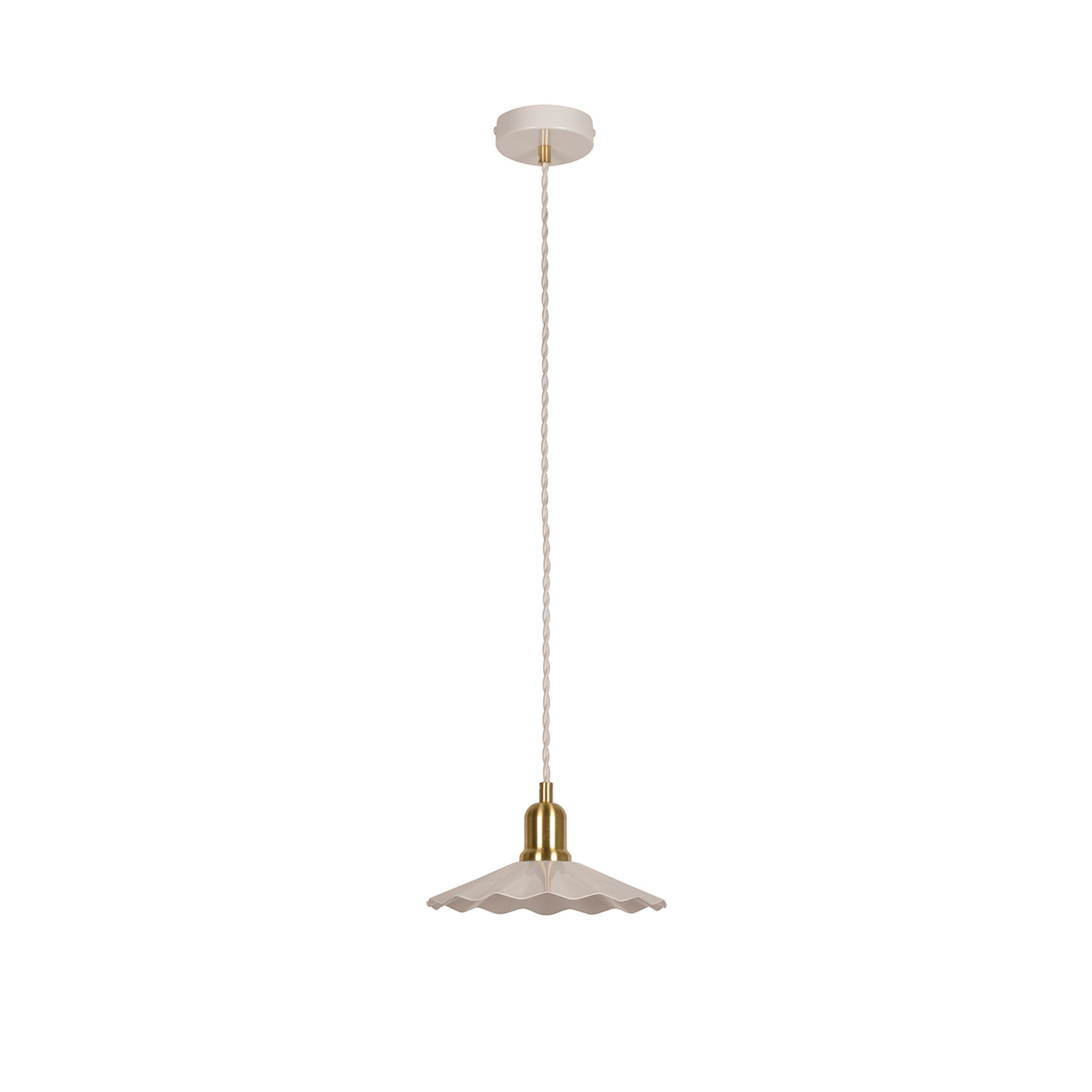 Lampa za vješanje Suzette, bijela, Ø 22 cm - Corep SAS