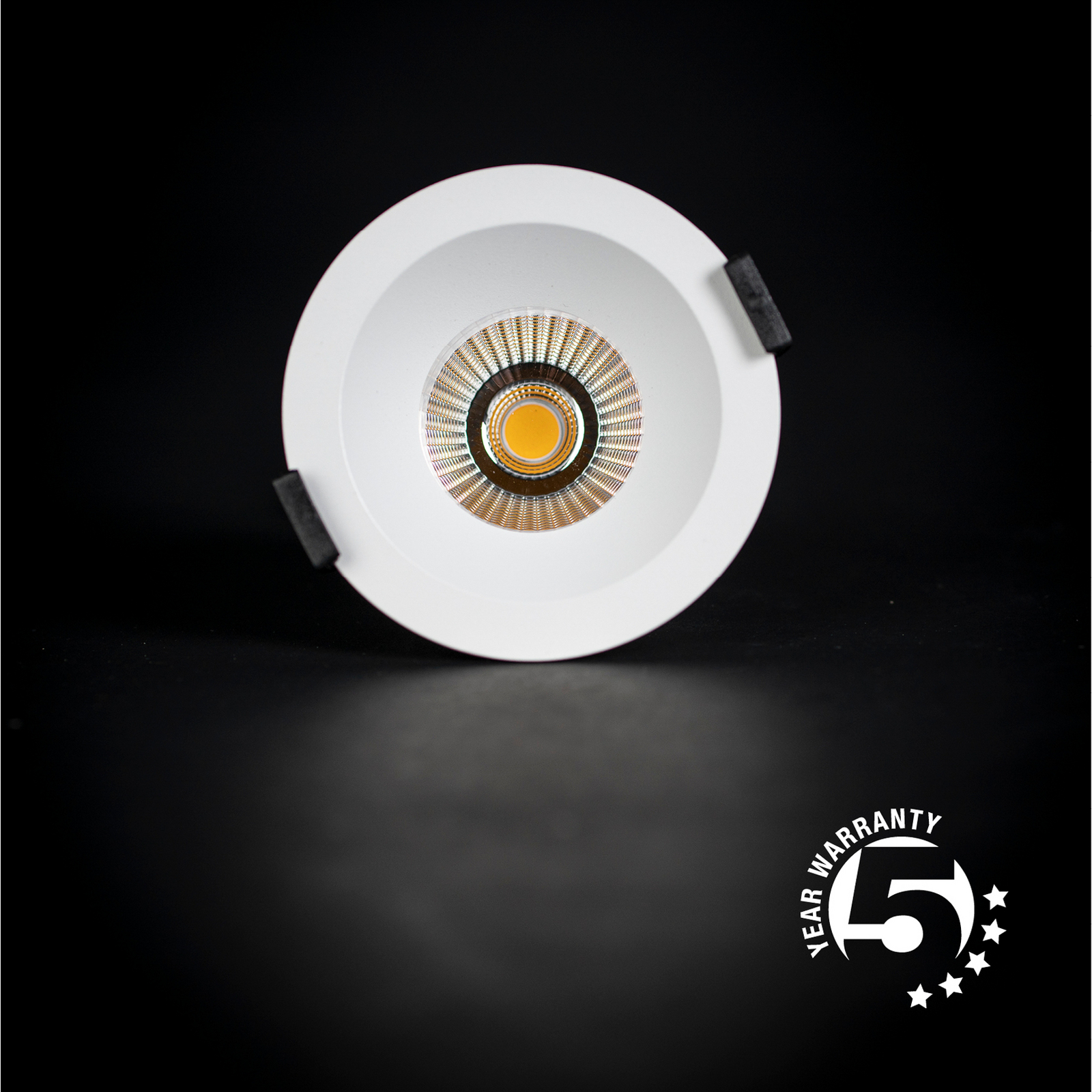 Downlight wpuszczany SLC LED OnePro Soft, czarny, 3000 K, aluminium