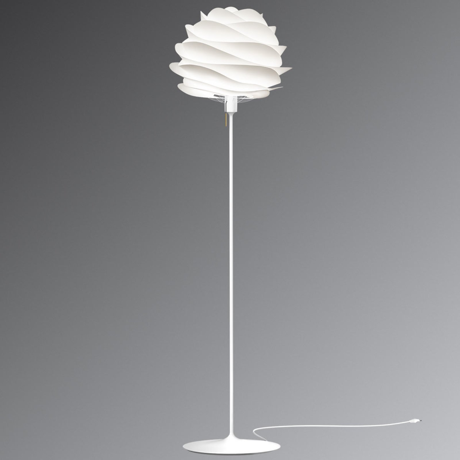 UMAGE Carmina podna lampa u bijeloj boji