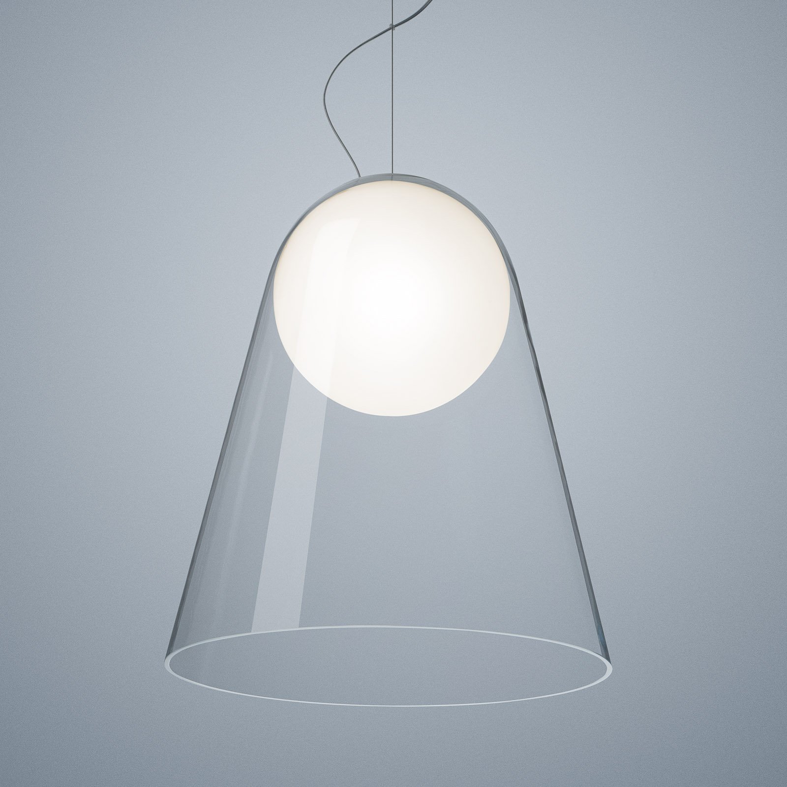 Satellight Pendel MyLight Hvid/Transparent - Foscarini