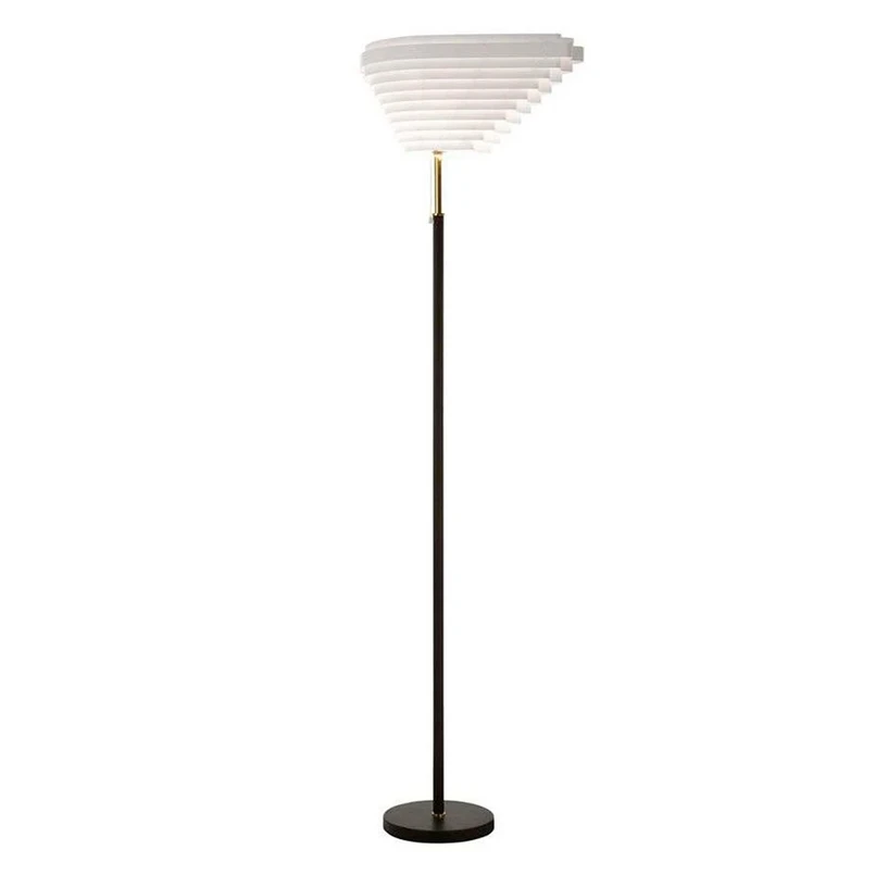 Artek - A805 Angel Wing Gulvlampe Polished Brass