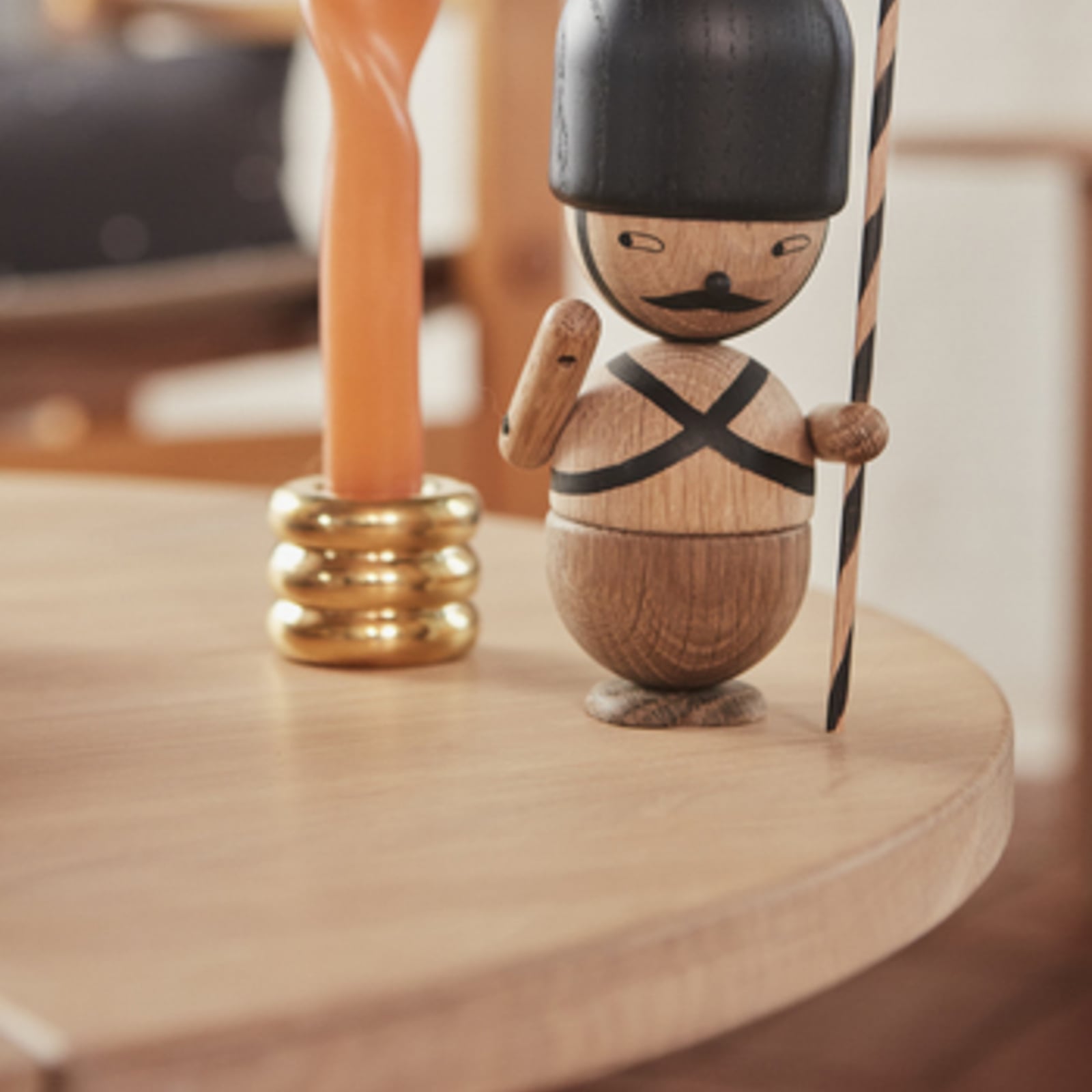 Savi lysestake, messing, Ø 4 cm – OYOY Living Design