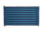 Stripes and Stripes Wool Rug 95x52 Blue - HAY