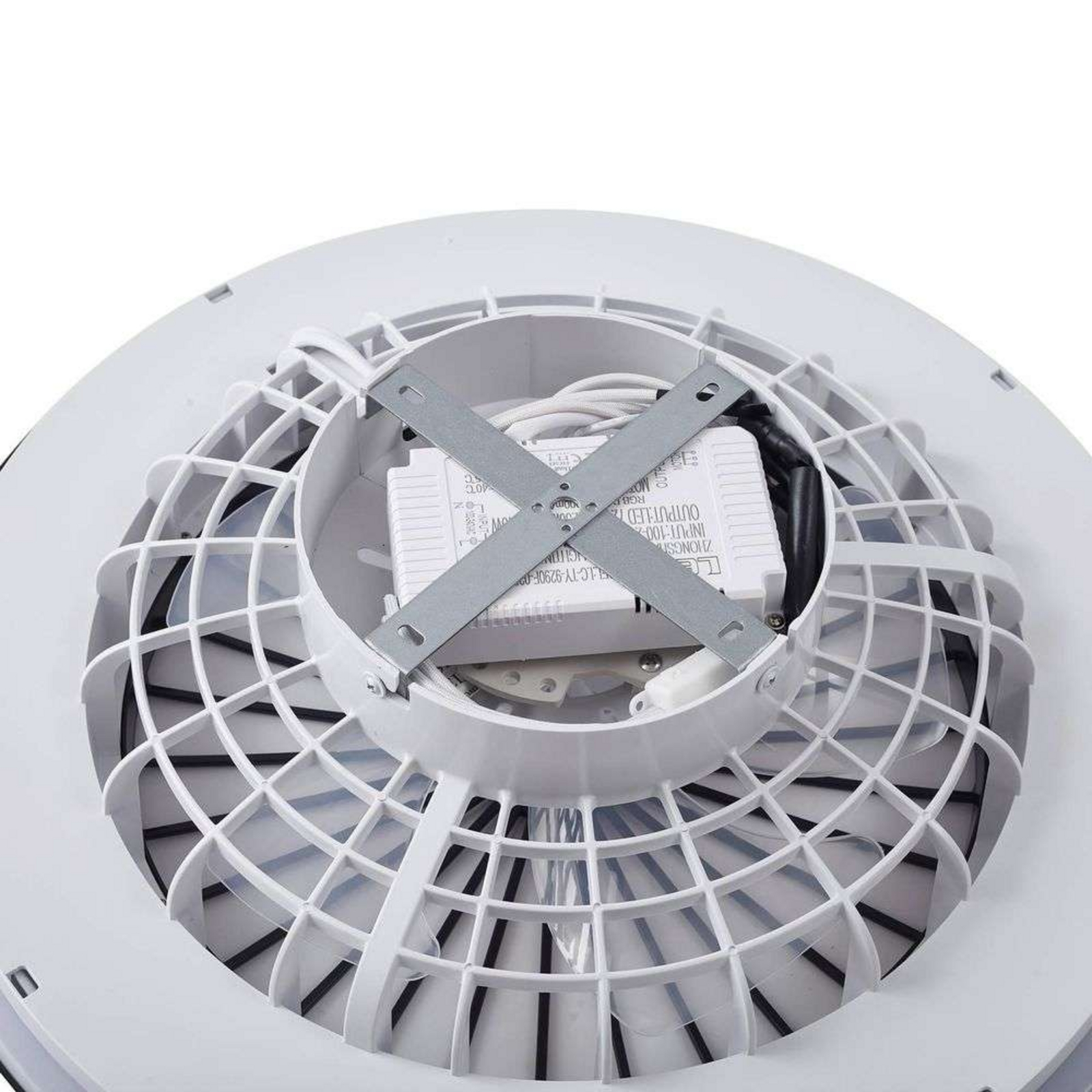 Teleo LED Stropní ventilátor Černá - Lindby