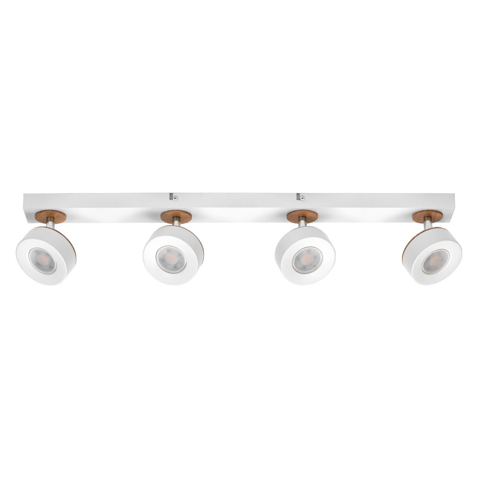 Faretto da soffitto LED OSRAM PLUTO, bianco, 4 faretto in metallo 3.000 K