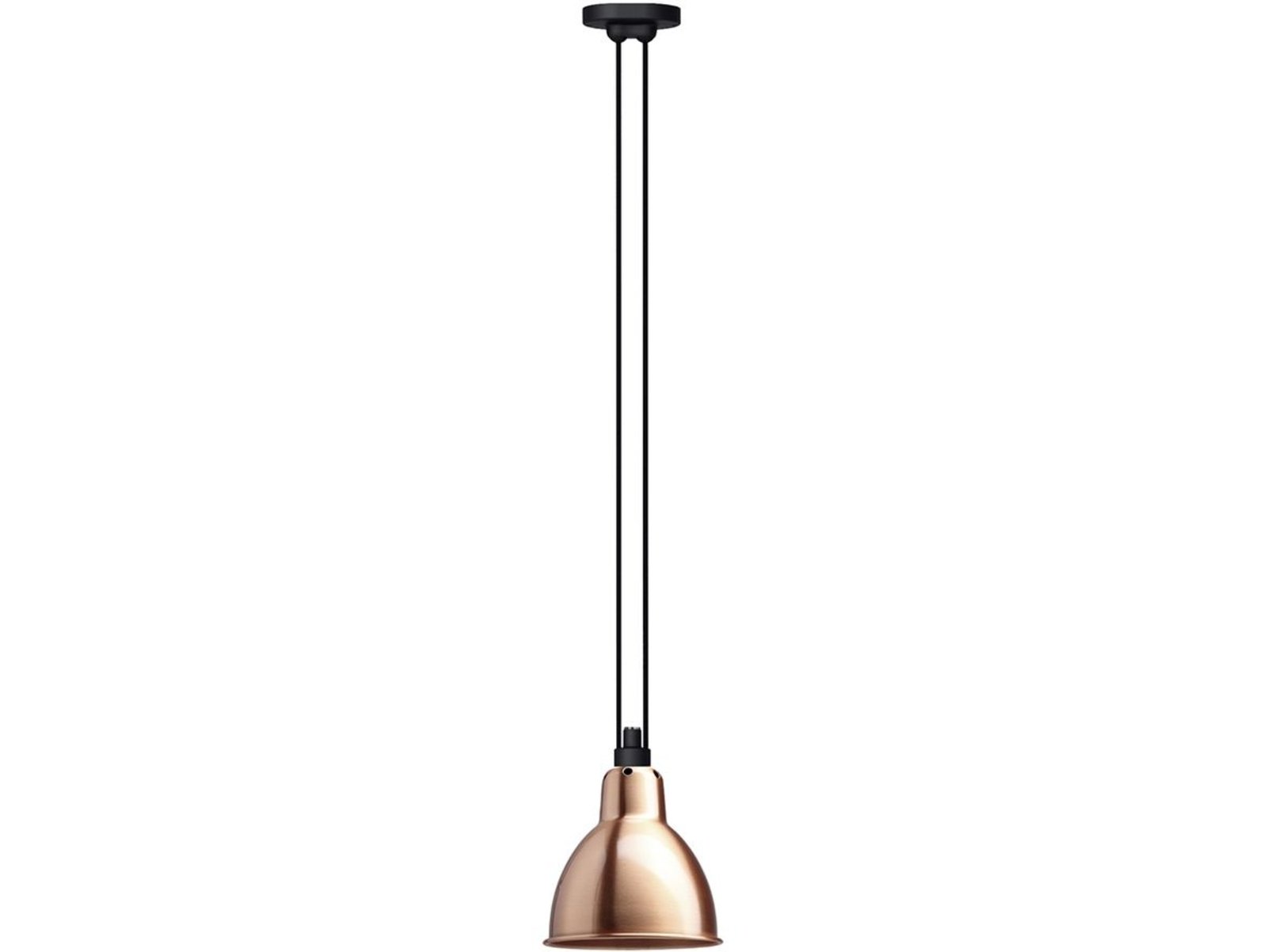 322 L Závěsná Lampa Round Copper/White - Lampe Gras