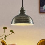 Lindby Zelotta hanging light, 1-bulb, antique brass