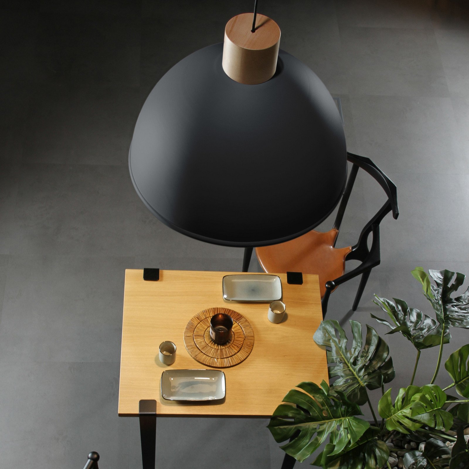 Easy Light Olot lampă suspendată antracit
