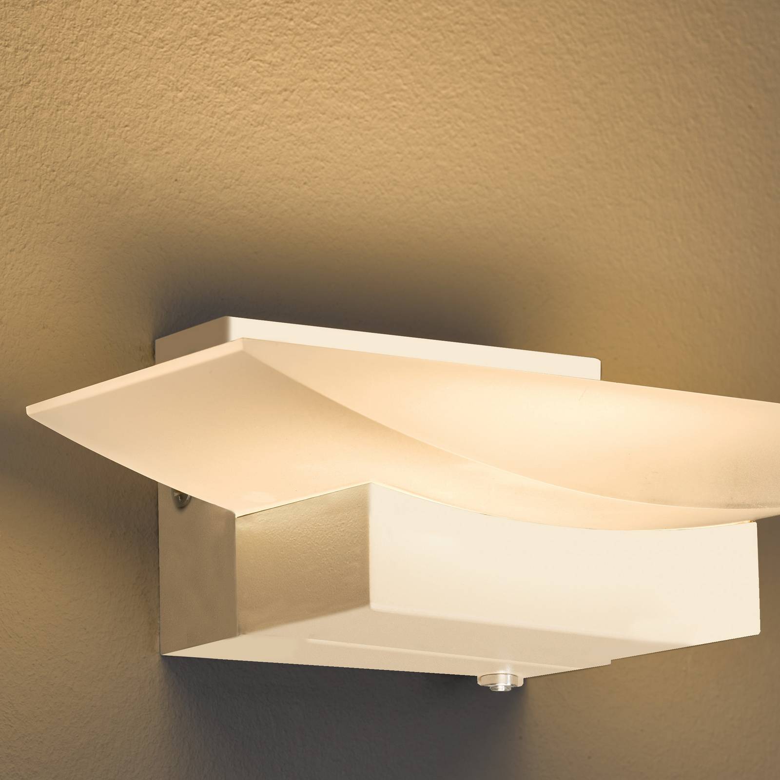 LED-Wandleuchte Bowl TW, CCT Breite 20 cm, sandfarben günstig online kaufen
