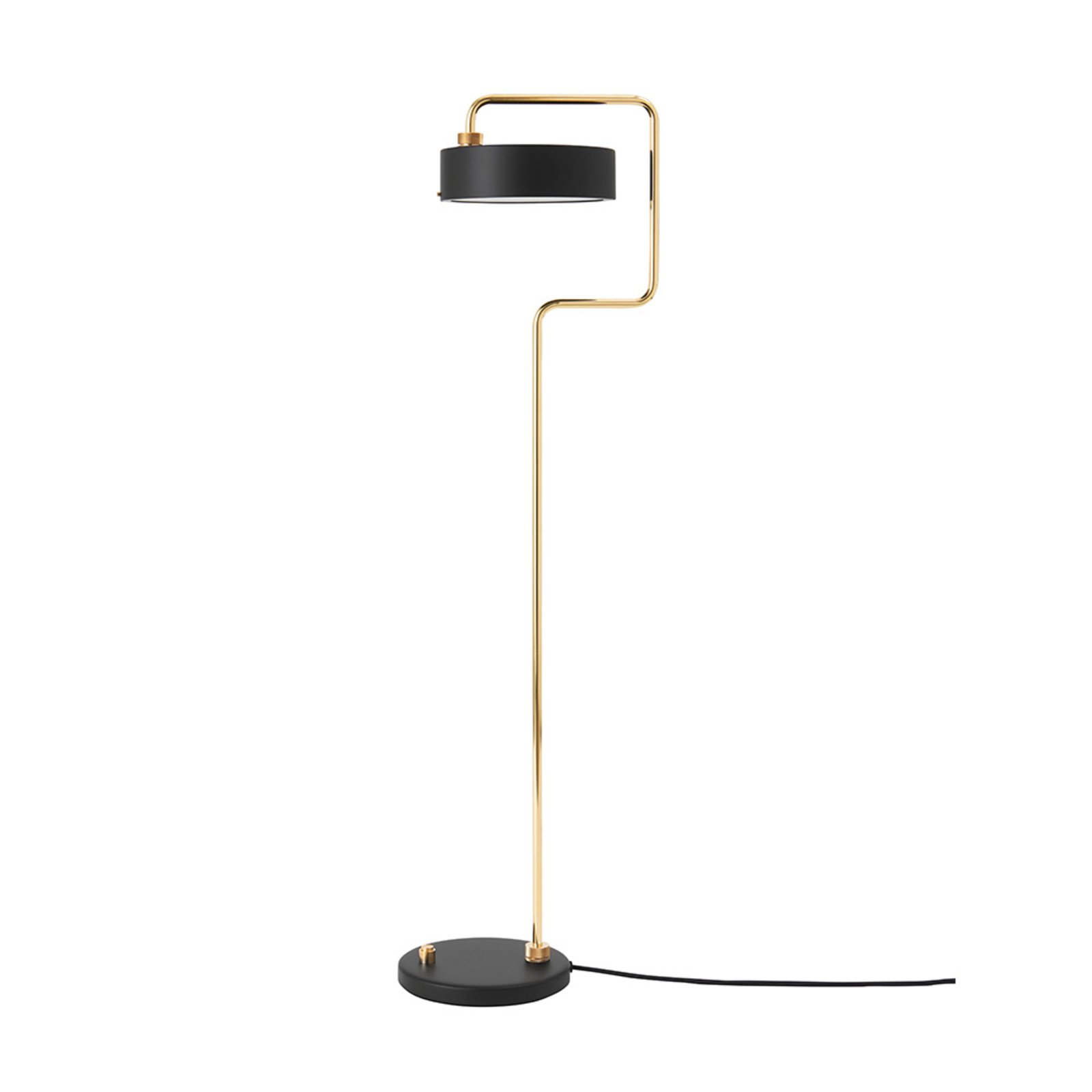 Petite Machine Golvlampa Deep Black - Made By Hand