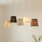 Lucande Thamila hanglamp, meerkleurig, ijzer