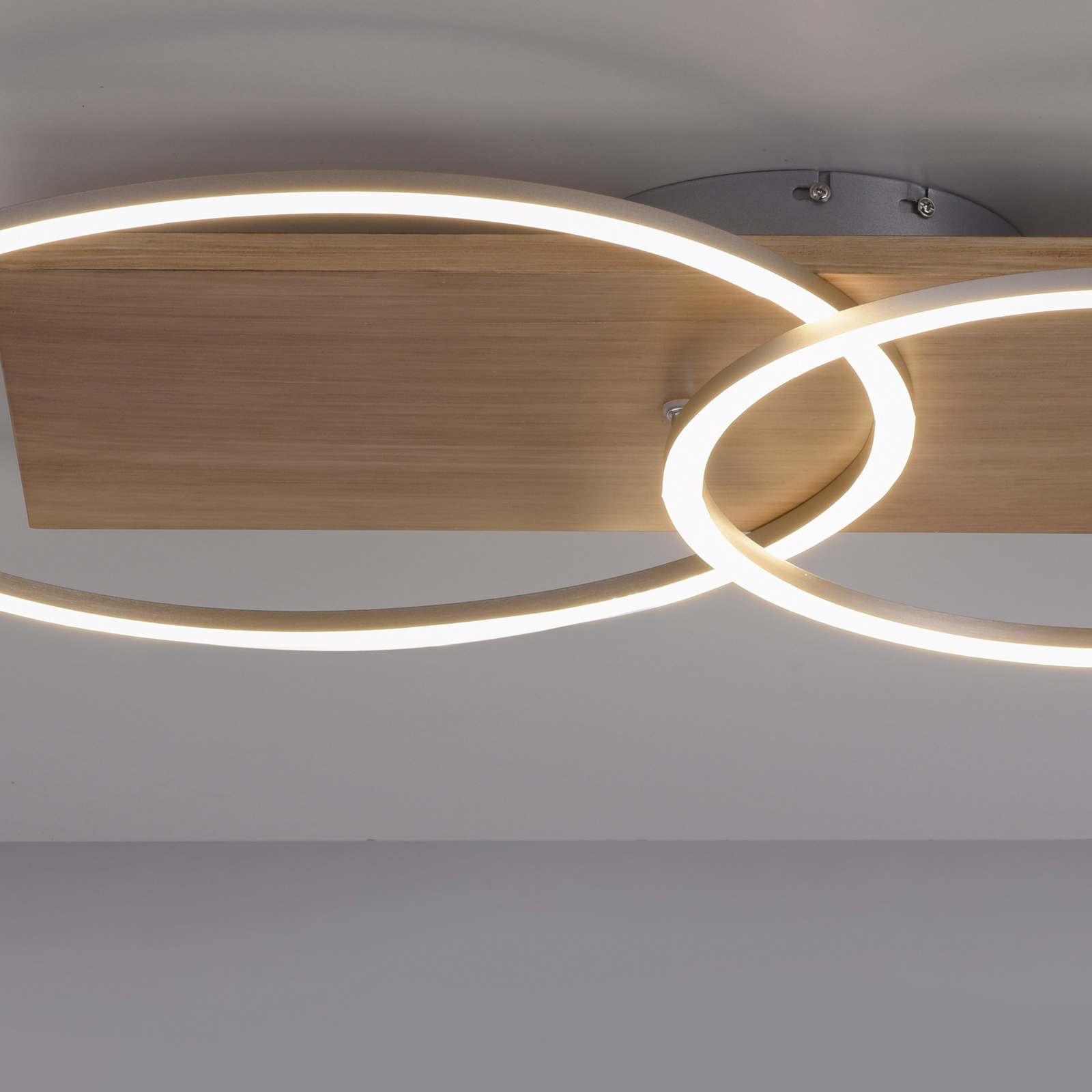Paul Neuhaus Palma LED plafondlamp CCT 2 ringen