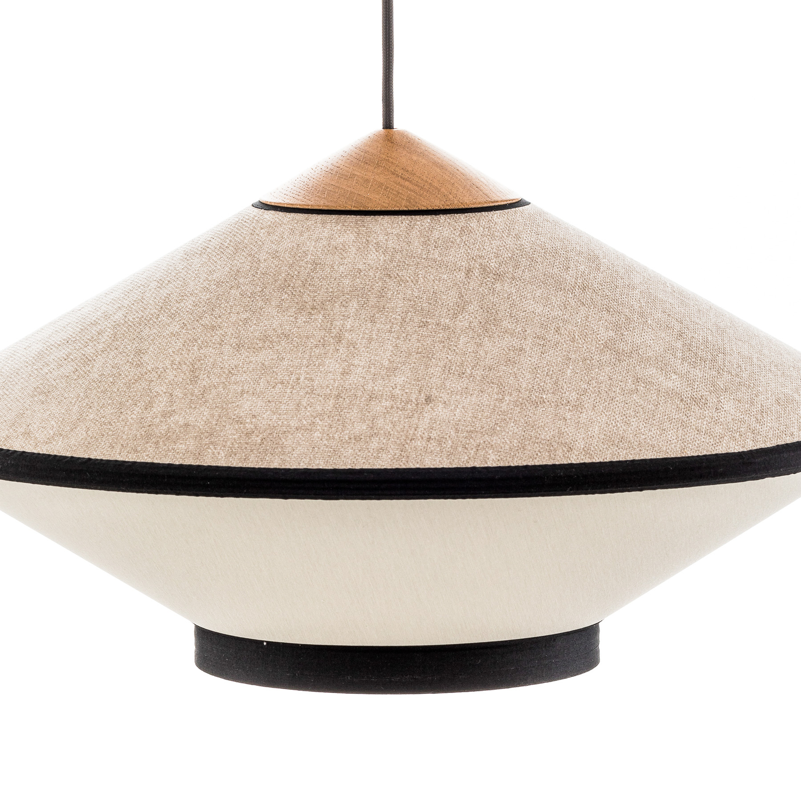 Forestier Cymbal S pendant light 50 cm natural