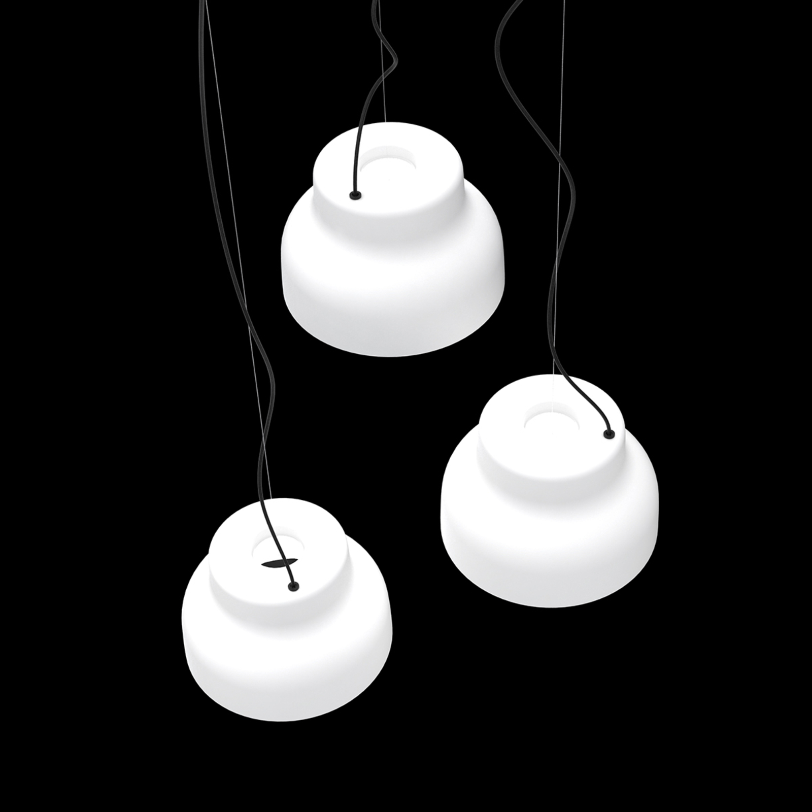 Martinelli Luce Cicala - LED-Pendelleuchte, weiß