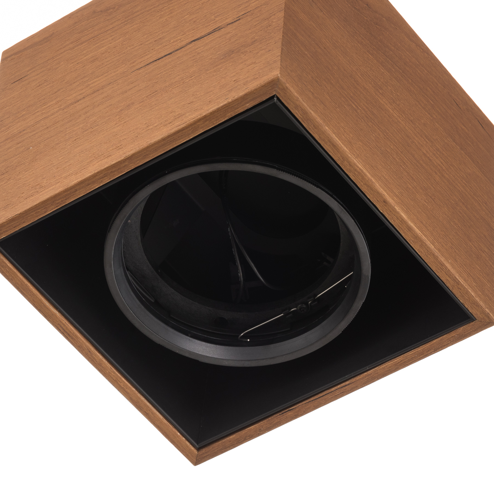 FLOS Compass Box H135 – stropné svietidlo teak